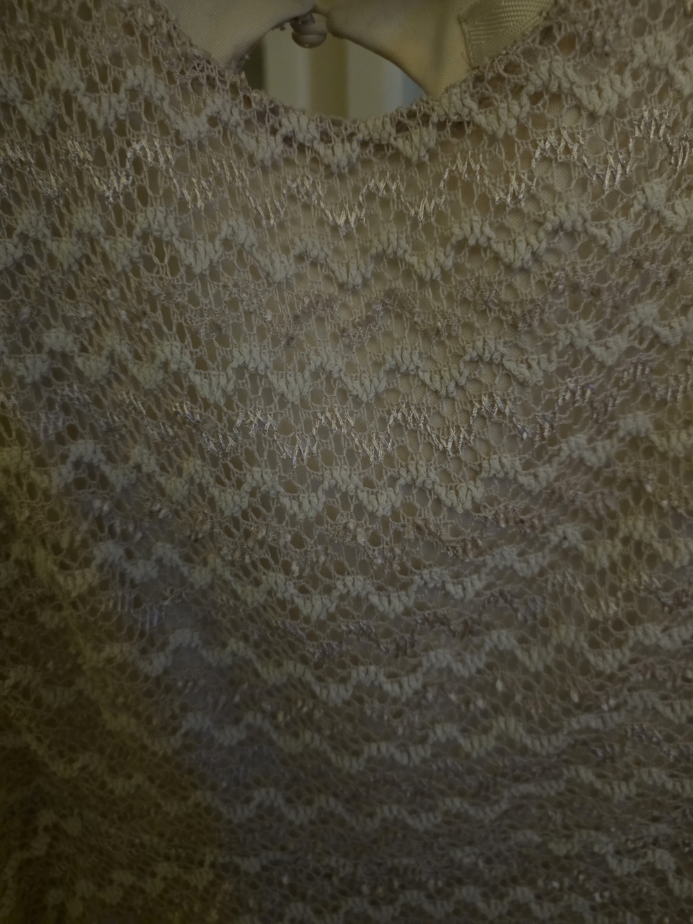 Sans Souci Beige Lace Fit-and-Flare Mini Dress - Picture 4 of 13